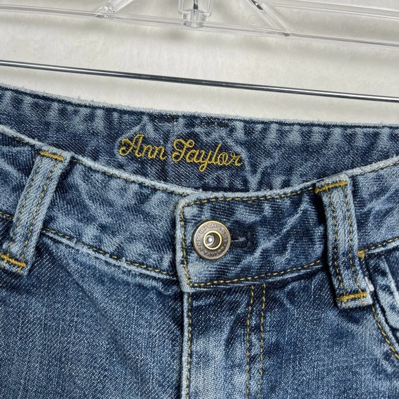 ANN TAYLOR Modern Fit Jeans Lindsay Waist Bootcut Low Rise Jeans w/ stretch SZ 6 - Picture 8 of 14